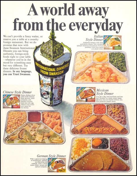 In 1953, they overestimated the demand they would have for frozen turkey at thanksgiving. copyranter: The day Swanson TV dinners killed ...