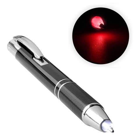 Red Led Light Up Ballpoint Pen — Natural Sleep Essentials