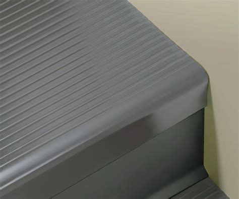 Our first choice in stair options: vinyl tread - Roppe