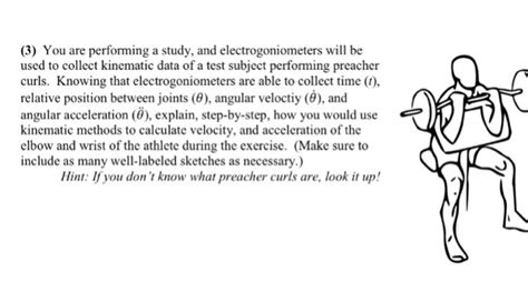 Solved This Is A Biomechanics Question Please Do Question Chegg Com