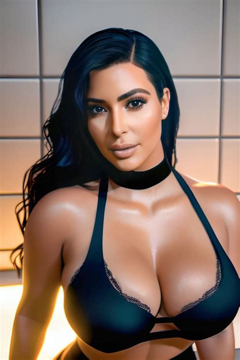 Rule 34 Ai Generated Big Breasts Black Hair Brown Eyes Dick Sucking Lips Kim Kardashian 8526316