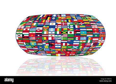 World Of Flags Stock Photo Alamy