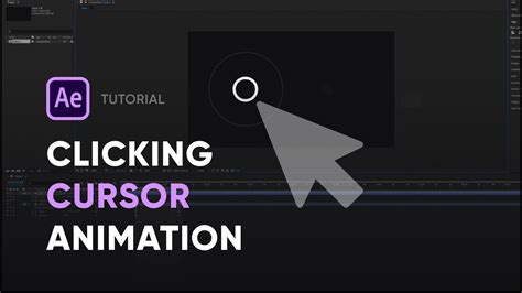 Clicking Cursor Animation Tutorial After Effects Youtube