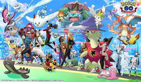 Happy Sixth Anniversary Pokémon Go Pokémon Go Hub