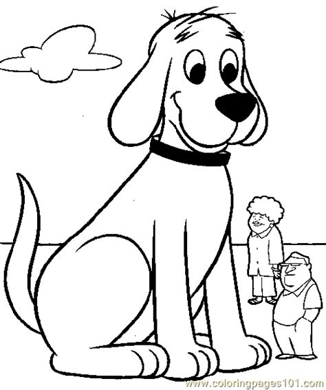 Clifford 009 Coloring Page For Kids Free Clifford The Big Red Dog