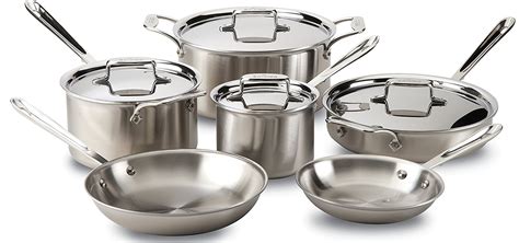 For instance, sets are named things like cuisine, gourmet. All Clad Tri-Ply Vs D5 Review : 18/10 Stainless Steel Cookware