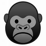 Gorilla Emoji Face Clipart Gorila Icon Transparent