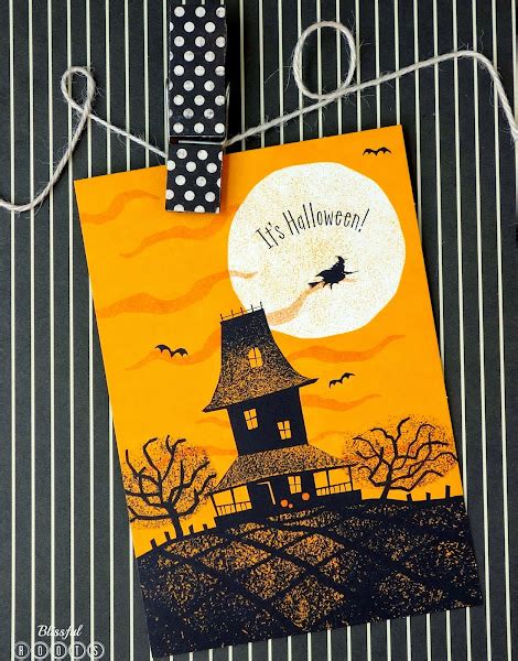 Blissful Roots Decorating With Halloween Cards