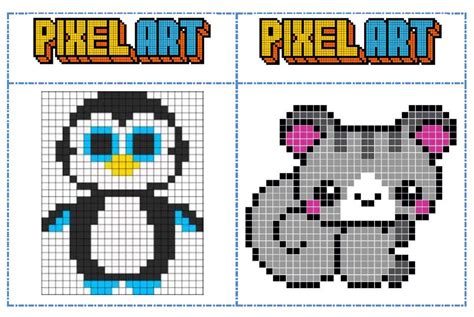 Coloriage pixel art mystere a numeros pour imprimer pixel art. Modele pixel art a imprimer - L'impression 3D