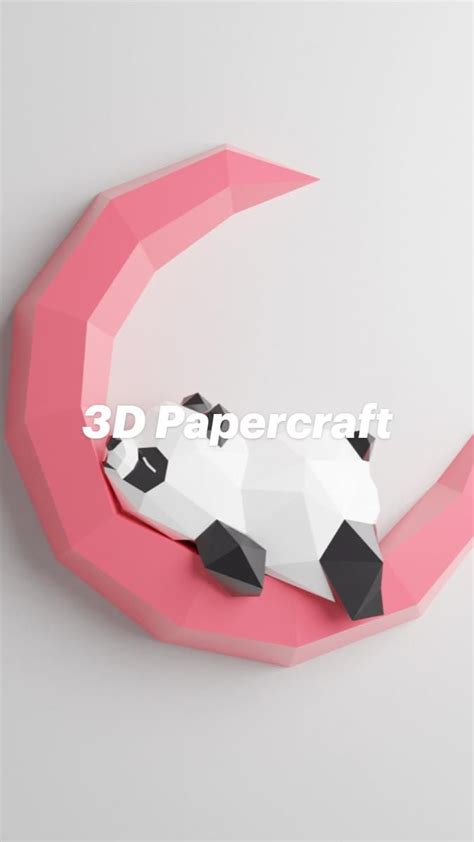 3d Papercraft Lowpoly Papercraft Papercraft Templates Diy