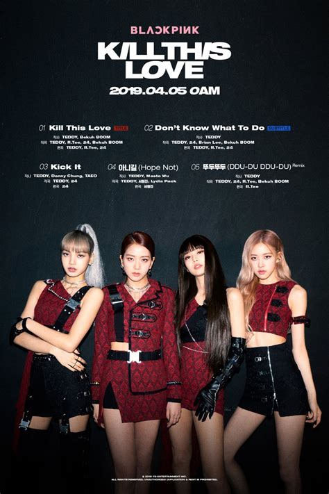 Update Blackpink Unveils Preview Of Physical Album For “kill This Love