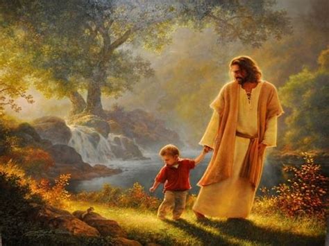 Imagen Caminando Con Jesus Dios Jesús Fondo De Pantalla Arte