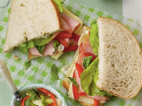 Ham-and-Fontina Sourdough Sandwiches | Bring life back ...