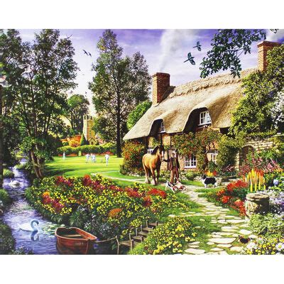 I am so excited to share this project with you! Sunday Cricket 500 Piece Jigsaw Puzzle | The Works