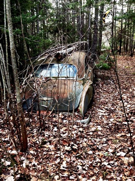 Abandoned In The Woods Forgotten Old Car Source