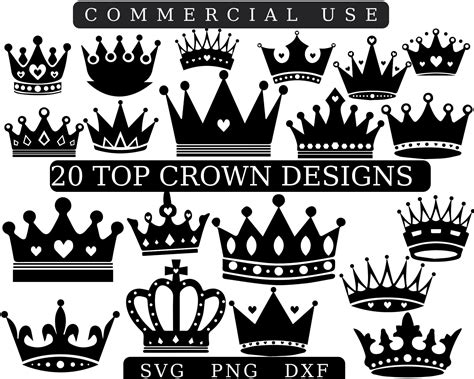 Crown Bundle Svg Queen Crown Svg King Crown Svg Queen Crown Drip Svg