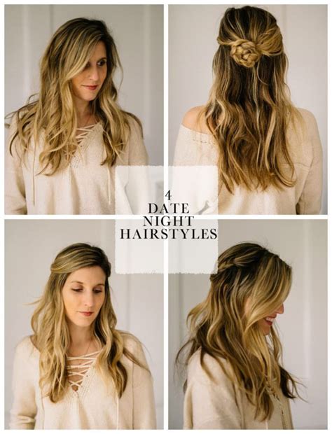 You can even add some hair accessories if you like. 4 Easy Date Night Hair Styles for Busy Moms - Lynzy & Co ...