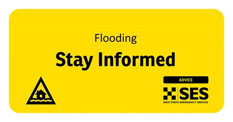 Minor Flooding - Stay Informed Advice Warning - Call 000