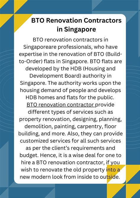 Ppt Benefits Of Hiring Bto And Hdb Renovation Contractors In