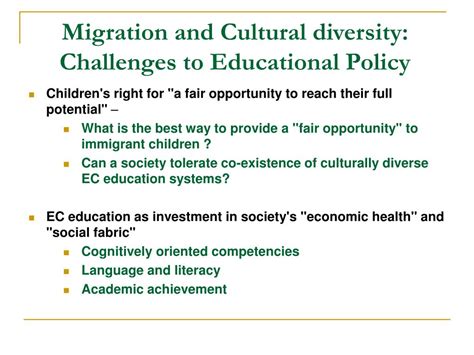 Ppt Cultural Diversity And Inclusion In Early Childhood Education And