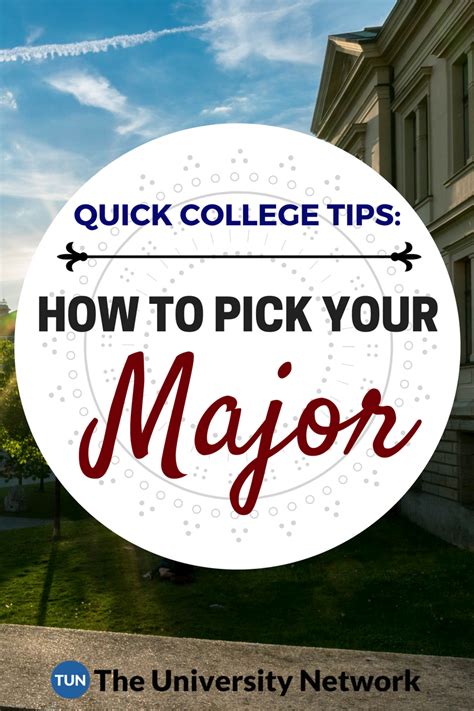 3 Tips On Picking A Major The University Network Online Learning