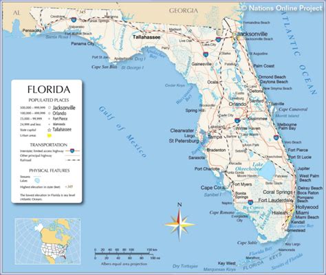 Map Of Florida East Coast Printable Maps Maps Of Florida