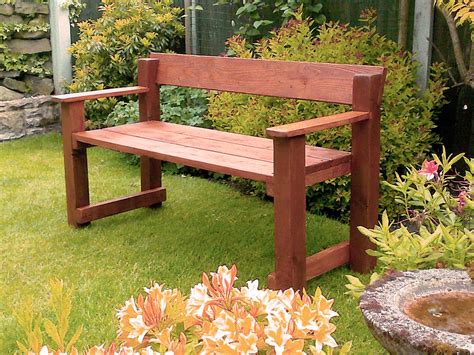 A Very Sturdy Two Seater Garden Bench Made From Solid Re Claimed Wood The Legs Are Made From