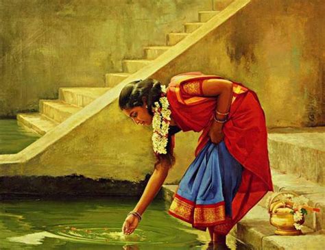 Tamil Girl S Ilayaraja Indian Paintings Painting Of Girl Indian Art Paintings