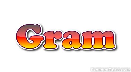 Gram Logotipo Ferramenta De Design De Nome Gr Tis A Partir De Texto Flamejante