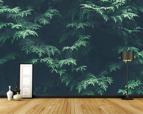 Beibehang Custom 3d Wallpaper Modern Fashion Tropical Green Plant