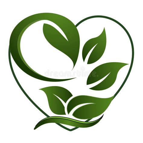 Logotipo Que Simboliza El Amor De La Naturaleza Ilustración Del Vector