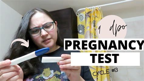 Live Pregnancy Test At 9 Dpo Faint Line On Cheapie And Strange
