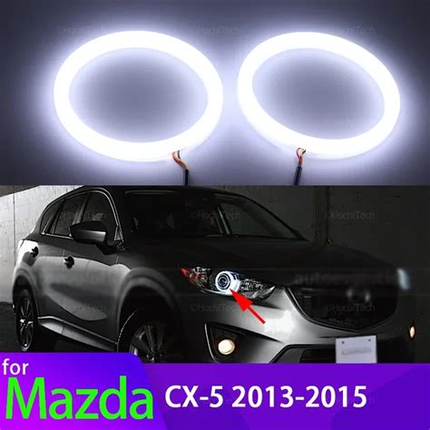 For Mazda Cx Cx Car Accessories K White Cotton Led Angel Eyes