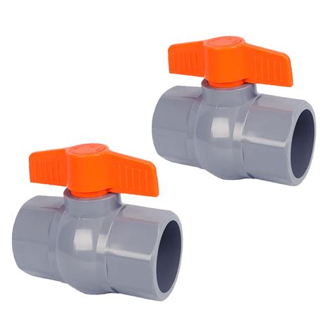 Buy 12 Inch Inline Pvc Ball Valve Compact T Handle Water Shut Off