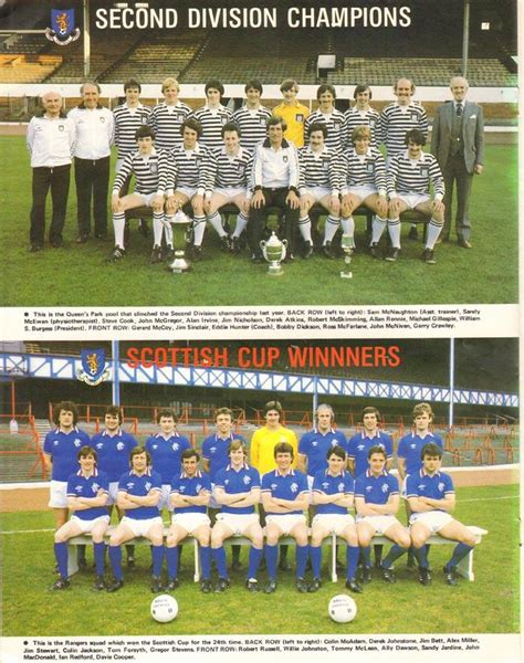 Most valuable players in football. SCOTTISH FOOTBALL LEAGUE REVIEW 1981-82 (w teamphotos)