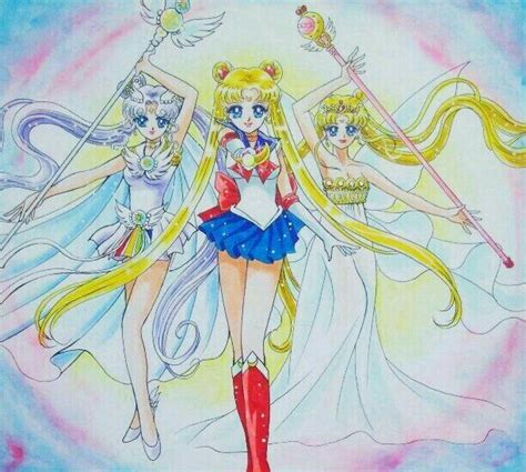 Sailor Moon Neo Reina Serena Y Sailor Cosmos Sailor Moon Usagi Sailor Moon Manga Sailor