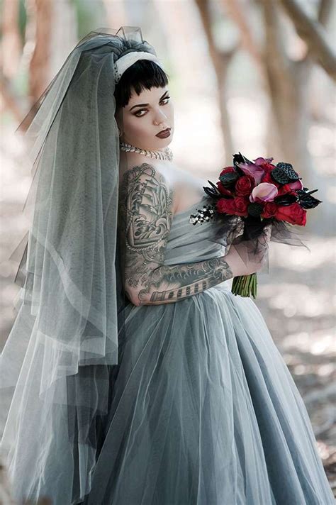 Colourful Goth Bridal Shoot · Rock N Roll Bride