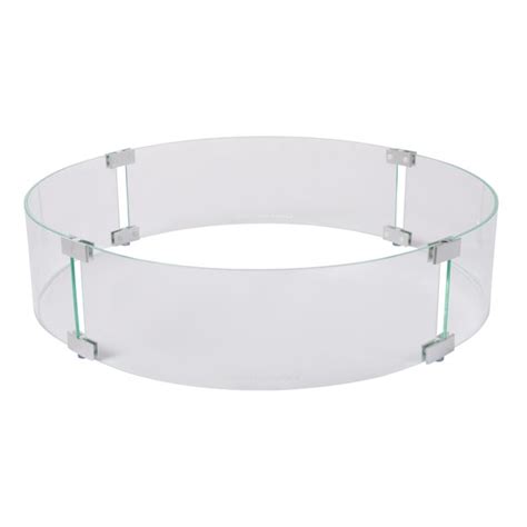 It provides a solid barrier between onlookers and the flames, helping to ensure that you and your however, cost should not be your only consideration when deciding whether to make your own custom wind guard. Tempered Glass Wind Guard For Round Fire Pits - Walmart ...