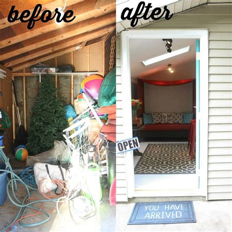 See more ideas about shed, house, backyard. How to Makeover a Shed Into a Bonus Room (Tour Our Shed ...