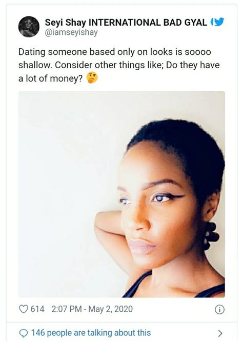 Born into a family with an extensive background in music, seyi shay spent only a few years mastering some aspects of music. Seyi Shay shares what you should consider before dating | 36NG
