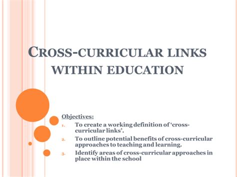 Cross Curricular Links In Art And Design By Mael Teaching Resources Tes