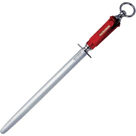 dick knives dickoron sharpening steel 30 5cm red dl335 buy online at nisbets