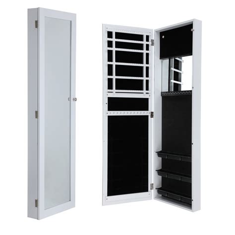 Check spelling or type a new query. Homegear Wall Mounted Jewellery Cabinet / Full Length ...
