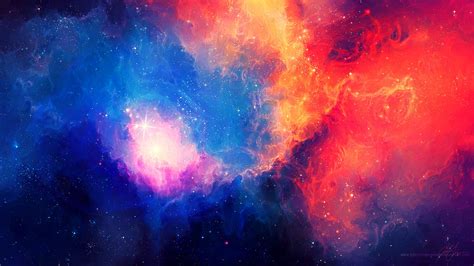 Outer Space Galaxies Skies Tyler Young 1920x1080 Wallpaper High Quality Wallpapershigh