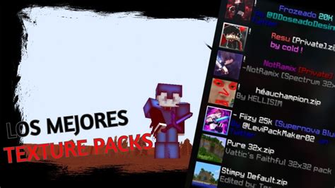 👉los Mejores Texture Packs Para Minecraft Pvp Youtube