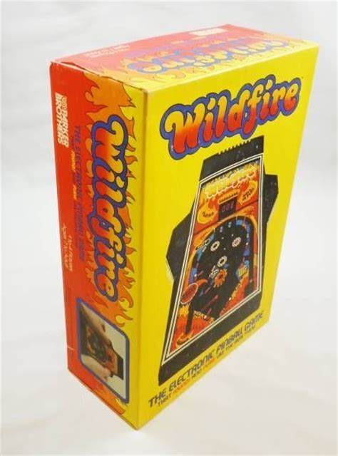 1979 Wildfire Electronic Pinball Game Parker Brothers Game Box Vintage