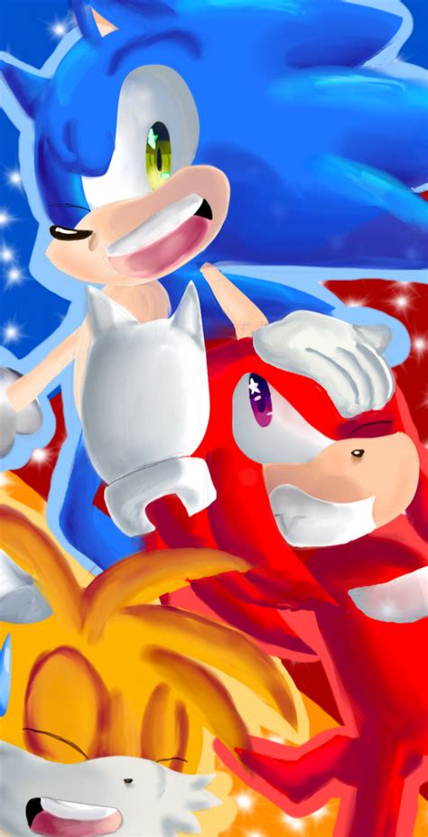 Sonictails And Knuckles By Sonikku Star On Deviantart