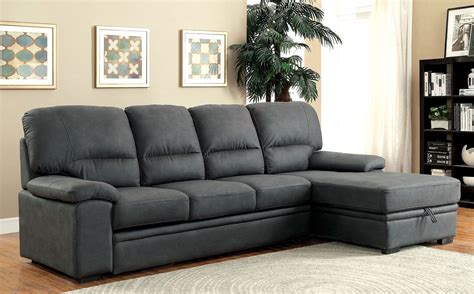 Alcester Graphite Sectional Sleeper From Furniture Of