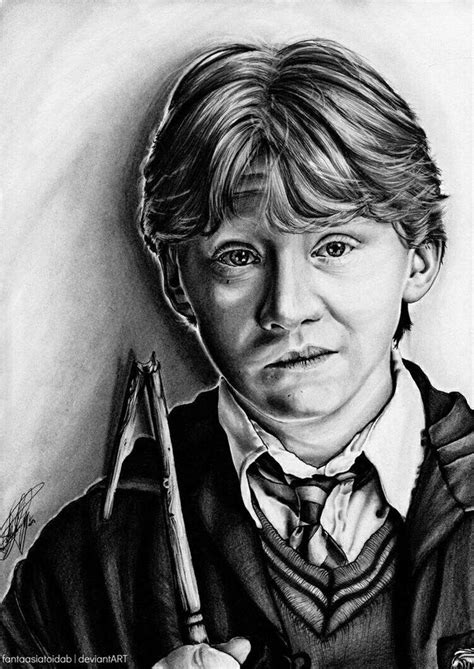 Ron Weasley Harry Potter Sketch Arte Do Harry Potter Harry Potter Art