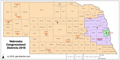 Map Of Nebraska Congressional Districts 2016